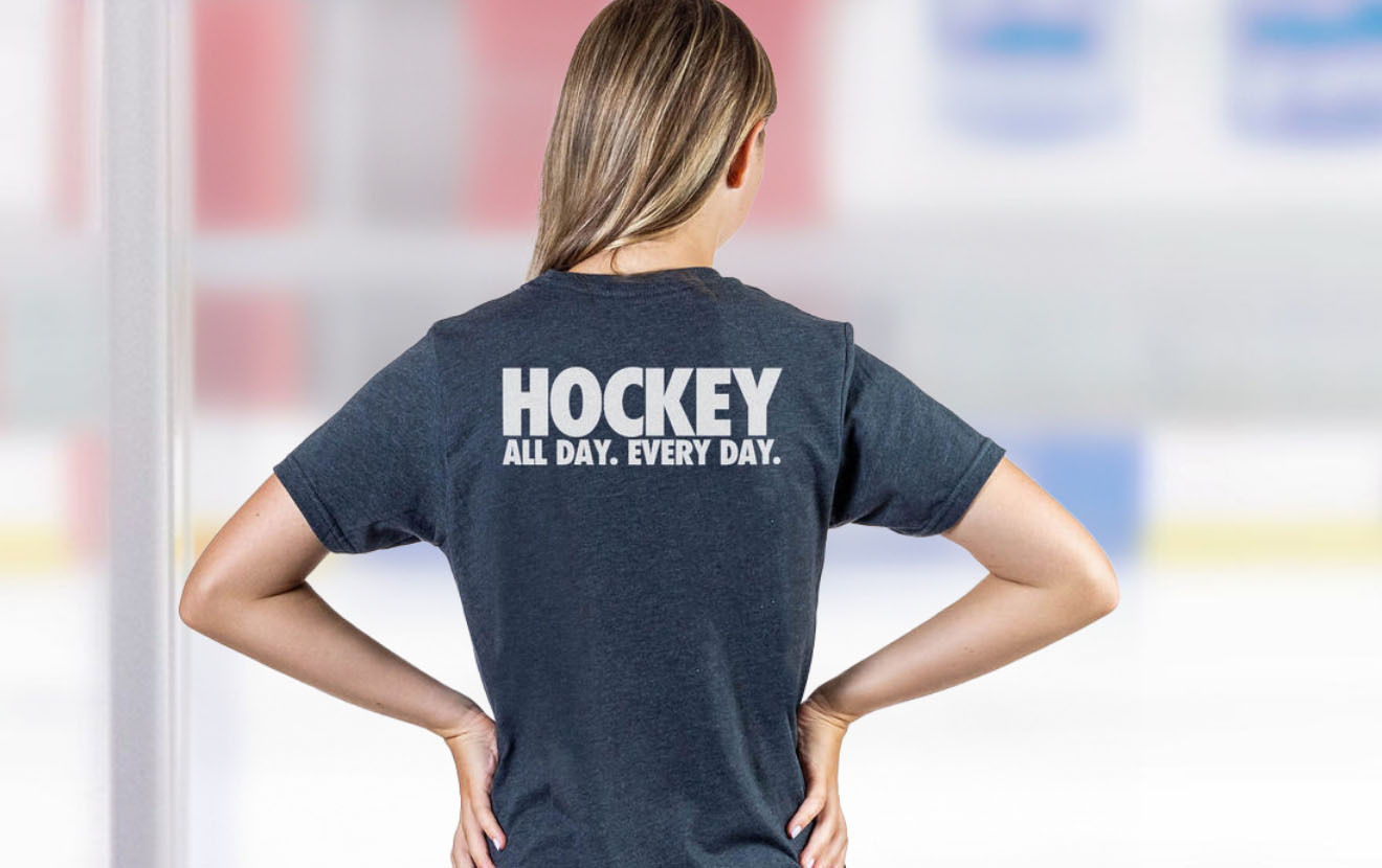 Shop Hockey Back Design Tees