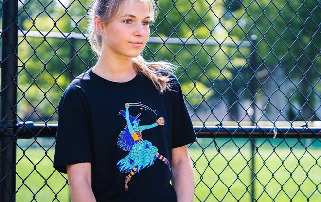 Shop Our Witch Pitch Softball T-Shirt