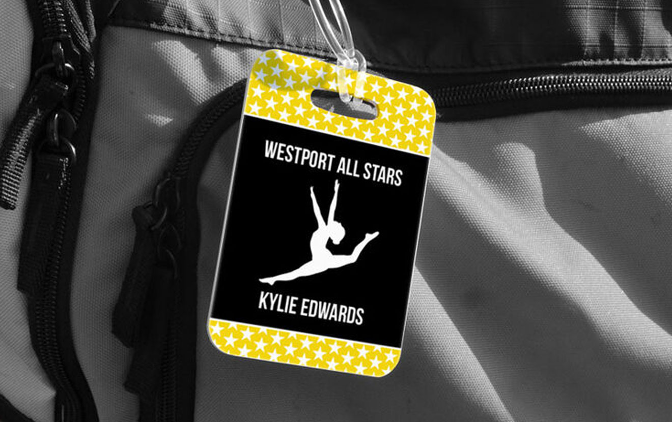 Gymnastics Bag Tags