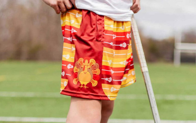 Shop Lax Now Gobble Later Shorts
