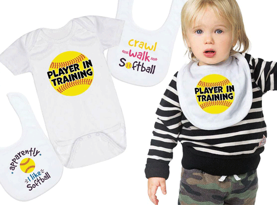Softball Baby Apparel Softball Baby Accessories ChalkTalkSPORTS