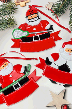Shop Santa Personalized Ornaments