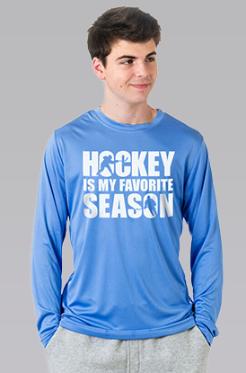Shop Our Hockey Long Sleeve Performance Tees