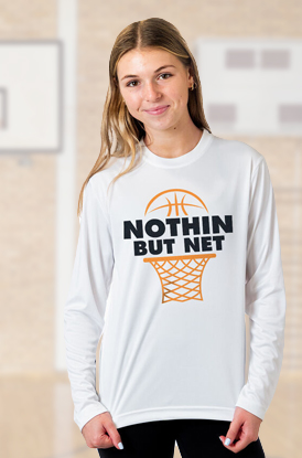 Shop Our Basketball Long Sleeve Performance Tees