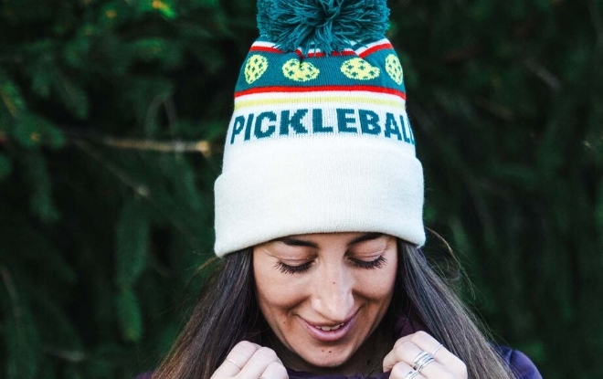 Play Pickleball Knit Hat