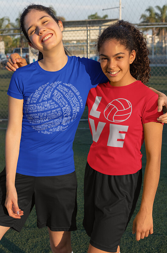 Shop Our Vollleyball Tees