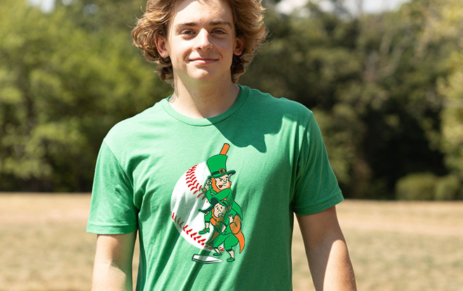 St patricks day baseball jersey online