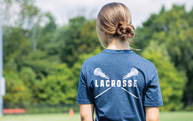 Shop Our Lacrosse Crossed Girls Sticks Short Sleeve Tee