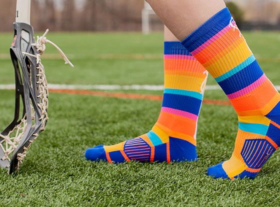 Shop Our Girls Lacrosse Mid-Calf Socks