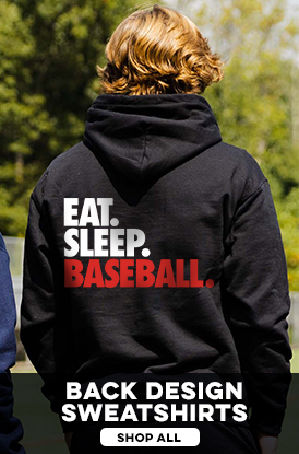 Shop Our Back Design Baseball Sweatshirts