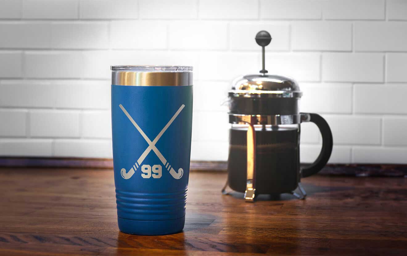 Shop Travel Mugs for Field Hockey Players