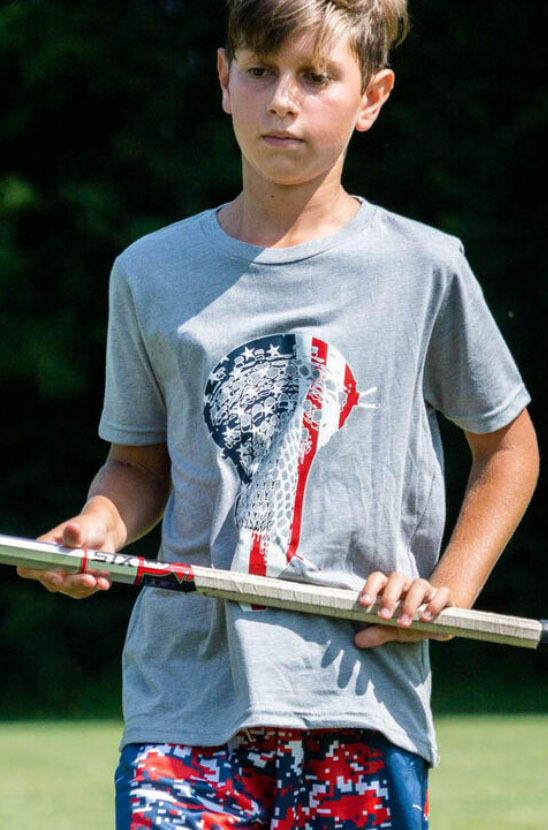 Shop Our Patriotic Stick Lacrosse Tee