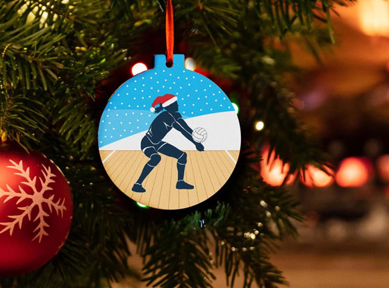 Shop All Volleyball Ornaments