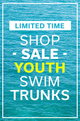 Shop Our Youth Swim Trunks - ON SALE NOW!