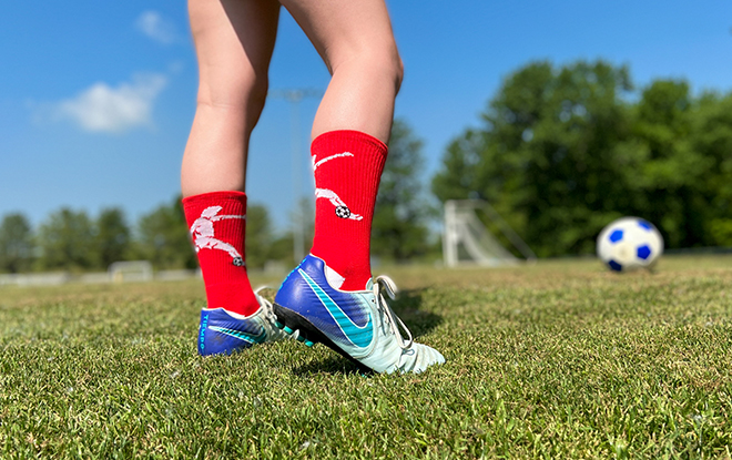 Shop Soccer Mid-Calf Woven Socks