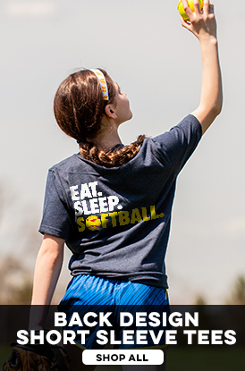 Shop our Back Design Softball Short Sleeve Tees