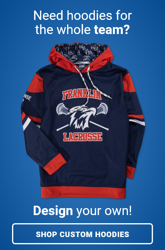 Design Custom Hoodies for Your Lacrosse Team!