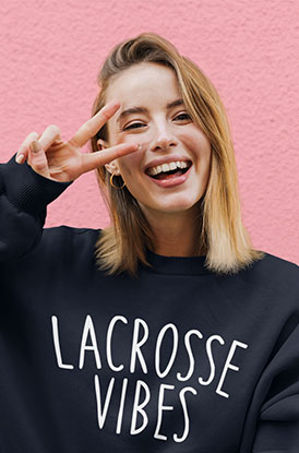 Lula Lacrosse Vibes Crewneck Sweatshirt