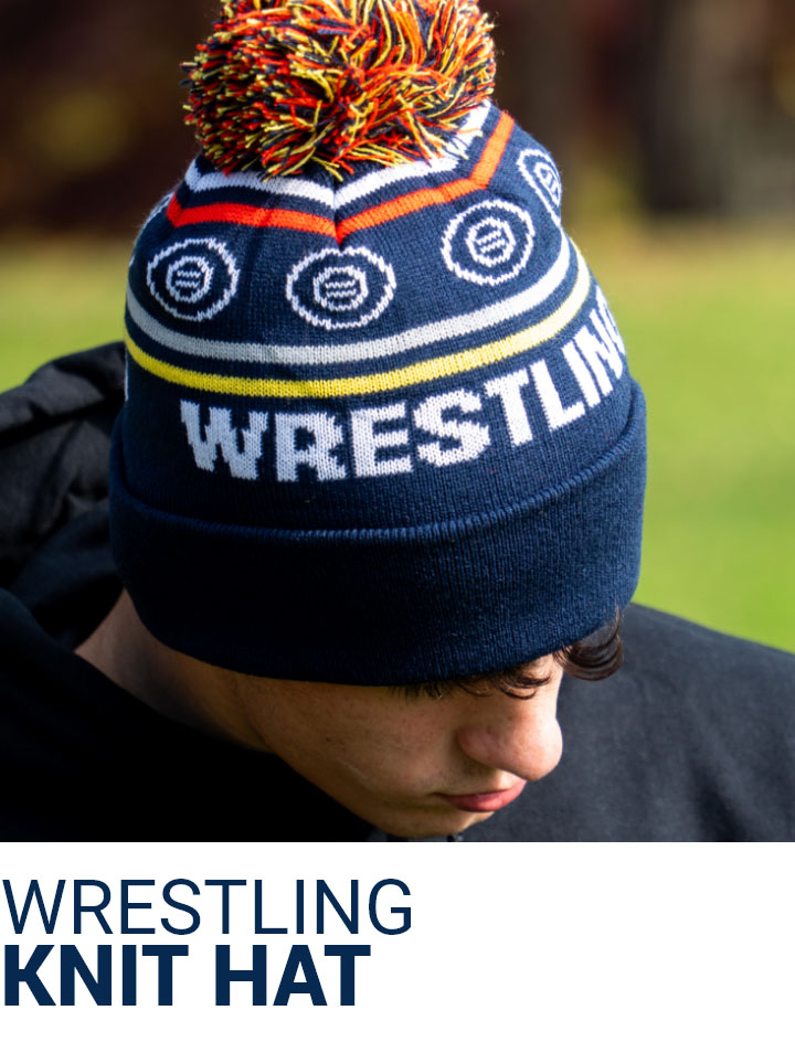 Blue Custom Knit mendable Toboggan