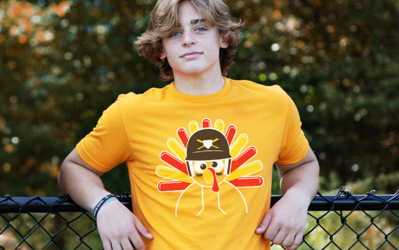 Shop Our Baseball Turkey Player Tee