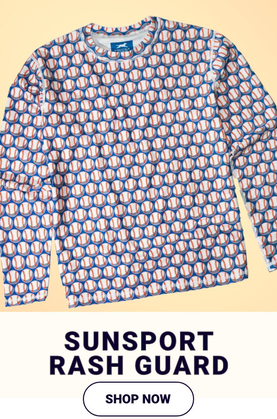 Shop Baseball SunSport Rash Guards!